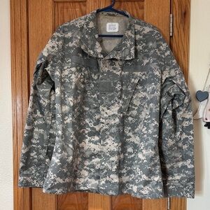 Men's Digital Army Camo Combat Shirt - Green/Gray